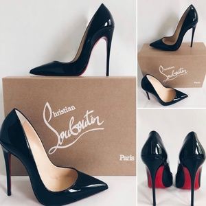 Christian Louboutin So Kate Black Patent Size 35